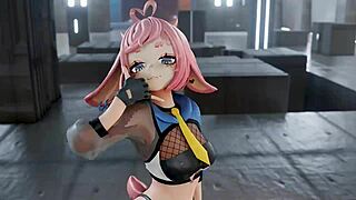 MMD Strip Tease Twice - Can't Stop Shaking It!