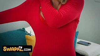 wanna see hot stepmoms vivianne desilva and mandy waters gobbling stepson cumshots in taboo momswap orgy?