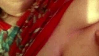 Step mom teases Johnny with her curvy hand strokes in bed