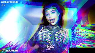 tiger lilly's tattooed curves beg for rough cock riding and squirting facials