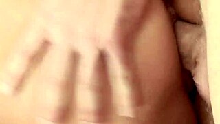 PAULINA JAMES SUCKS AND FINGERS TWO MONSTER COCKS IN FISHNET LINGERIE