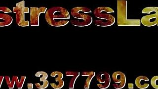 Japanese mistress yuen spits saliva in domination punishment game with boots