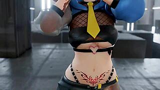 MMD Strip Tease Twice - Can't Stop Shaking It!