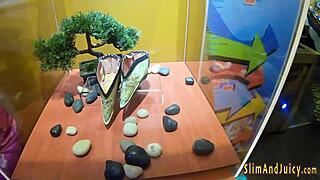 blonde bubblebutt teen rides face then grabs cock