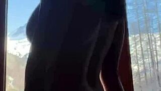 me stroking hard to neighbor's cock while cuck hubby sleeps nearby