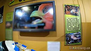 blonde bubblebutt teen rides face then grabs cock