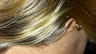 Blonde Enjoys Intense Homemade Sex with Friend's Girlfriend