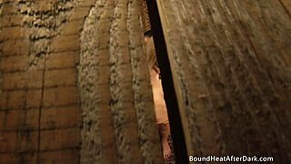 hey voyeur lesbian slave sneaks peeks at mistress fingering pussy licks to massive bound orgasms 😈💦