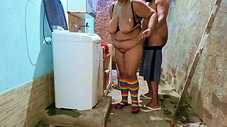 stepdad fucks fat stepdaughter backyard twice mouth creampie 😈🍑💦