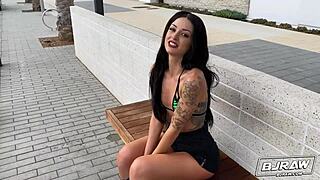 damn, charlie valentine's petite mouth slurps monster cock rimjob before cumshot blast!