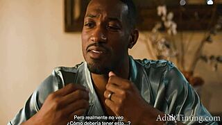 desperate hubby offers petite white wife to black boss for rough 3some stretching 😈