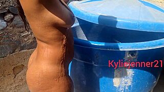 caught spying on stepdaughter bathing, now fucking her big ass gaping wide open