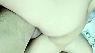 damn that interracial fuck left my pussy soaked with cum, so exciting homemade creampie