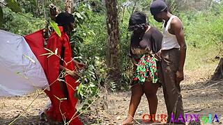hidden african bush xmas foursome ritual ravages hairy bbw native wildly
