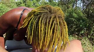 Poizon Ivy Sloppy Blowjob Thrills Don Whoe Backyard Passion