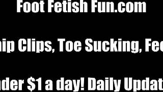she's got perfect size ten feet made for foot worship and sucking.