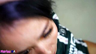 Bound Asian Milf Gags Deep on Interracial Cock in Rough Bondage Before Eating Huge Cumshot!