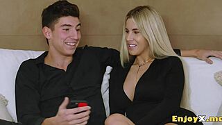 Naughty Housewife Squirts Wild Gargling Cock In Kitchen Bent Over Cumshot Bliss