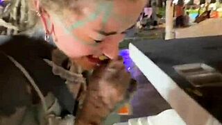 just a regular lady out here feeding cats in thailand, nothing wild.