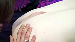 cute shemale bends over bedroom heels lingerie for closeup anal doggystyle cock sucking!