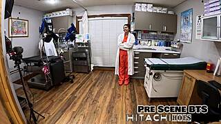 pothead alix avery moans through second hitachi vibrator orgasm round in pov backstage