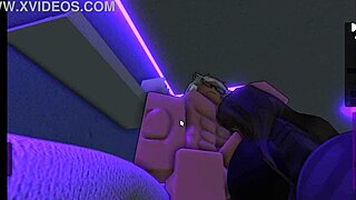 Woman's ripped leggings in cafe lead to wild monster cock sex!