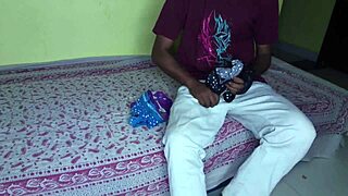 stepmom catches young guy smelling her hairy pussy panties gets rough cowgirl riding squirting lick