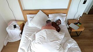 ebony milf's big pussy lips creampied by bbc daddy early morning interracial fuck facial lick