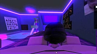 Woman's ripped leggings in cafe lead to wild monster cock sex!