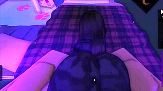 Woman's ripped leggings in cafe lead to wild monster cock sex!