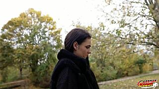 GERMAN SCOUT PICKS UP ALEXA WITH PINK BUSH AND SAGGY TITS FOR THROAT FUCK CASTING!!