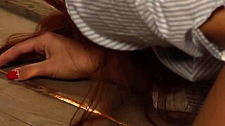 hey voyeur lesbian slave sneaks peeks at mistress fingering pussy licks to massive bound orgasms 😈💦