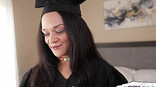 girl next door gets pounded by step-dad for grad gift