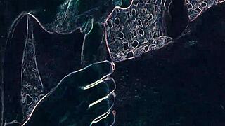 club lights flash during rimjob and blowjob session