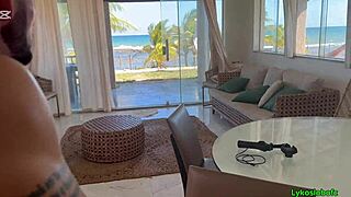 Water Delivery Guy Rips Open Married Lady's Pussy and Ass for Rough Creampie