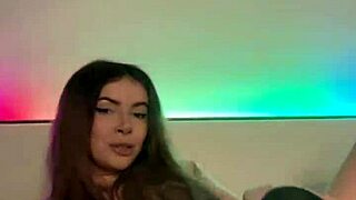 Adrianna Savu Teases Meaty Tits and Ass with Dildo Solo Fingering