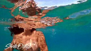 Pornstar Sheila Ortega Sucks and Fucks Underwater Snorkeling Action