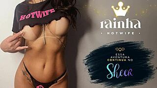 rainha hotwife slurps thick cock right in front of wimpy cuck hubby 😏🍆👑