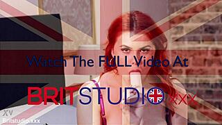 you gotta see this british redhead slamming a dildo deep in her tight little cunt