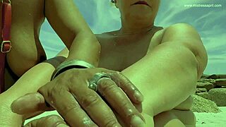 mistress april crushes slaves in brutal bdsm game show