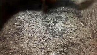 suggesting her wet pussy craves deeper solo play and creampie finish