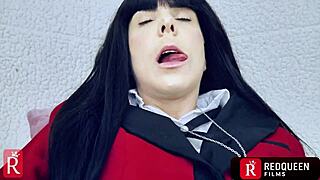 i can't resist yumeko jabami's anal pounding by that wild sex machine 😩