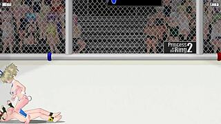 Princesses Clash In Ring Two: Mimi Battles Rena In Fierce Catfight!