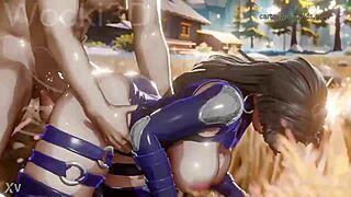 bending psylocke over for deep doggy cock slamming 🍑💥