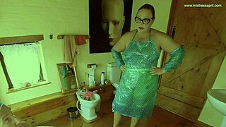 mistress april crushes slaves in brutal bdsm game show