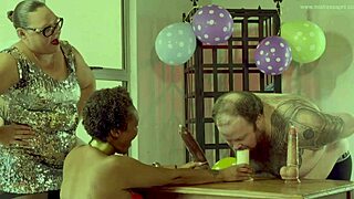 mistress april crushes slaves in brutal bdsm game show