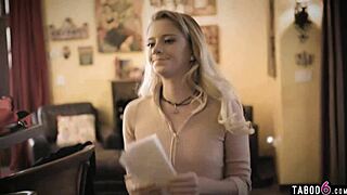 dirty stepdad fucks big tits teen in real family roleplay threesome