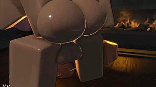 god her pigy tits bounce wild during monster cock deepthroat blowjob