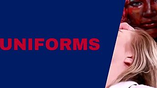 British teen nurse 18+ deepthroats patient's cock eagerly