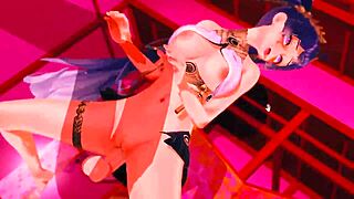 Iuno Takes Massive 12-Gallon Creampie with Huge Tits Squirting in 3D Anal